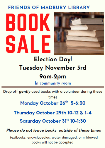 book sale flyer
