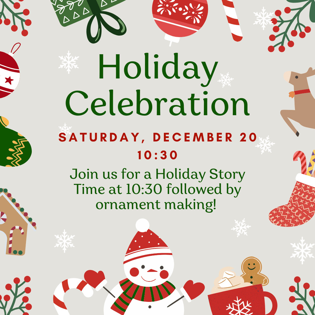 holiday celebration details on festive background