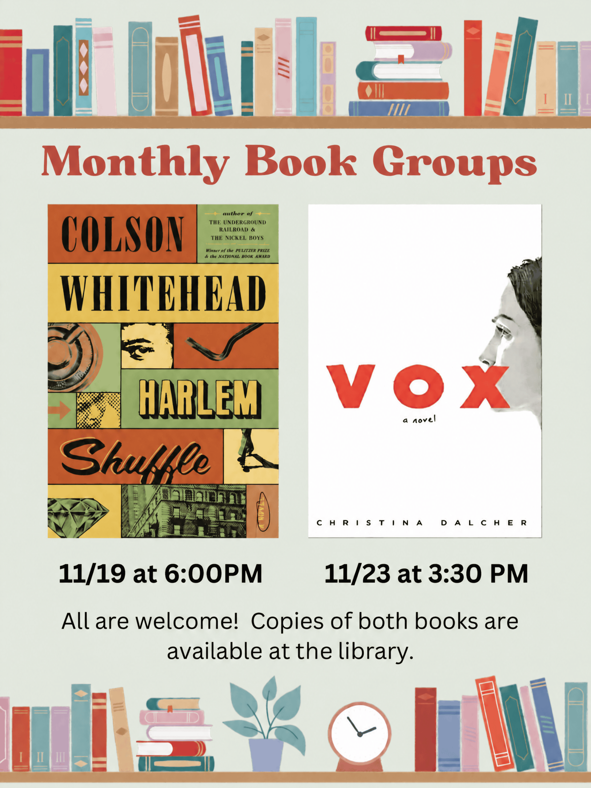 november book groups